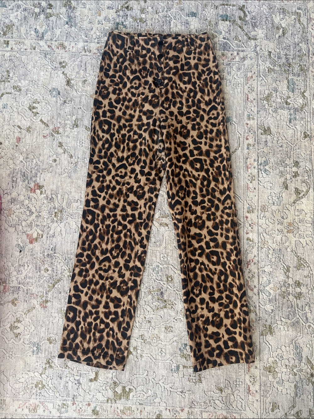 Reformation Leopard Print Pants